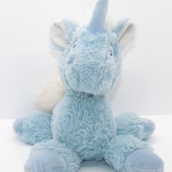 Manhattan Toys Floppies Blue Baby Unicorn - Picture 2 of 4